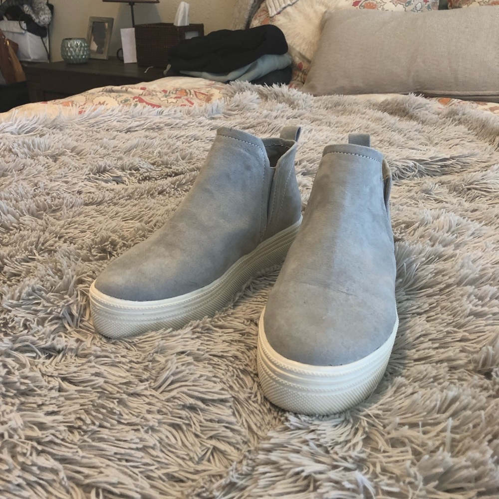High top Dolce Vita gray sneaker boots